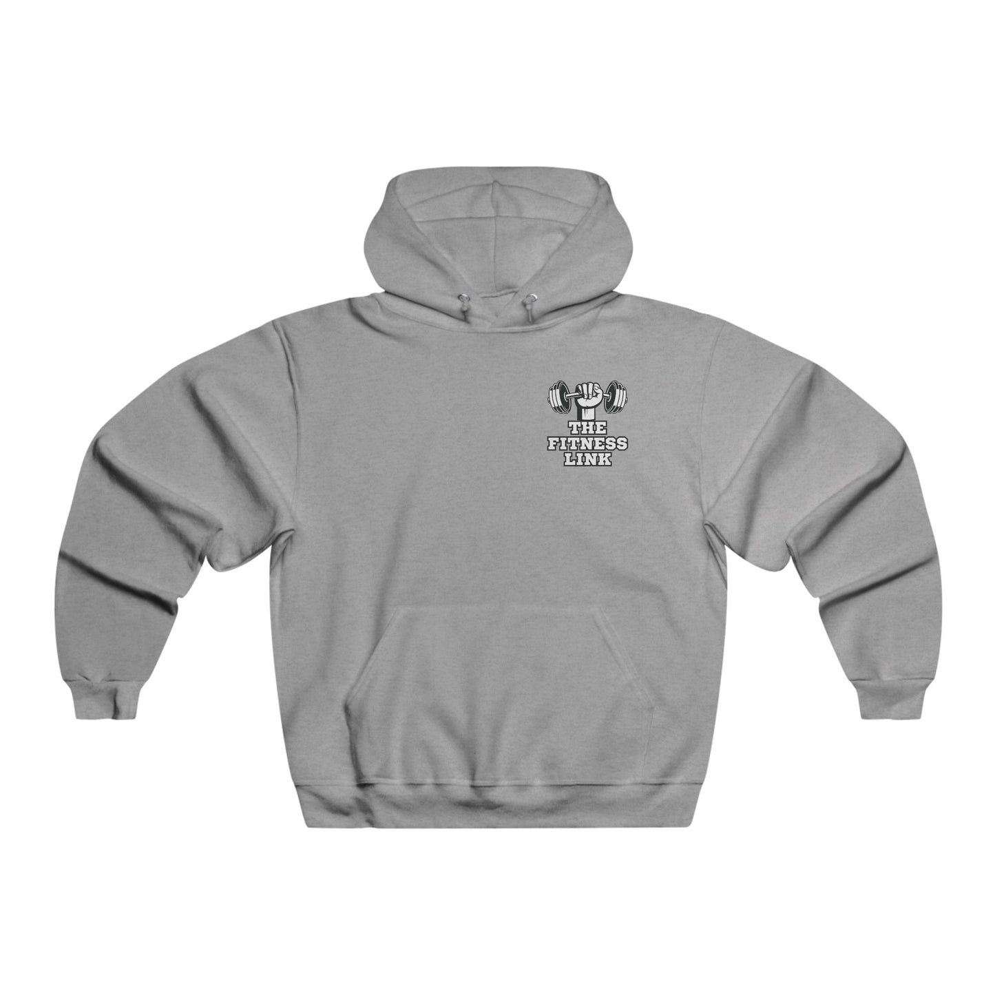 Men's Hooded Sweatshirt - Faith Over Fear Comfortable Gym Athletic Feel