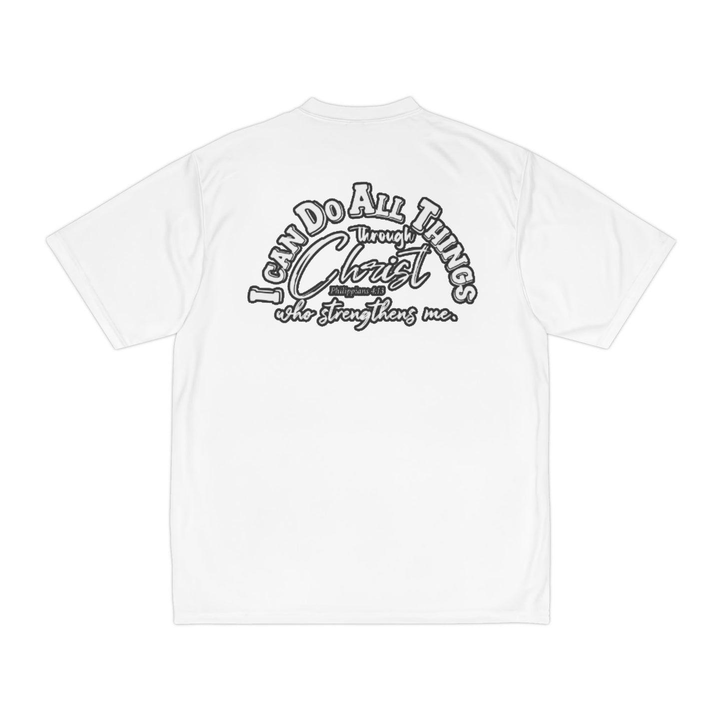 Athletic Performance T-Shirt - Phillipians 4:13 Men's Motivation Tee
