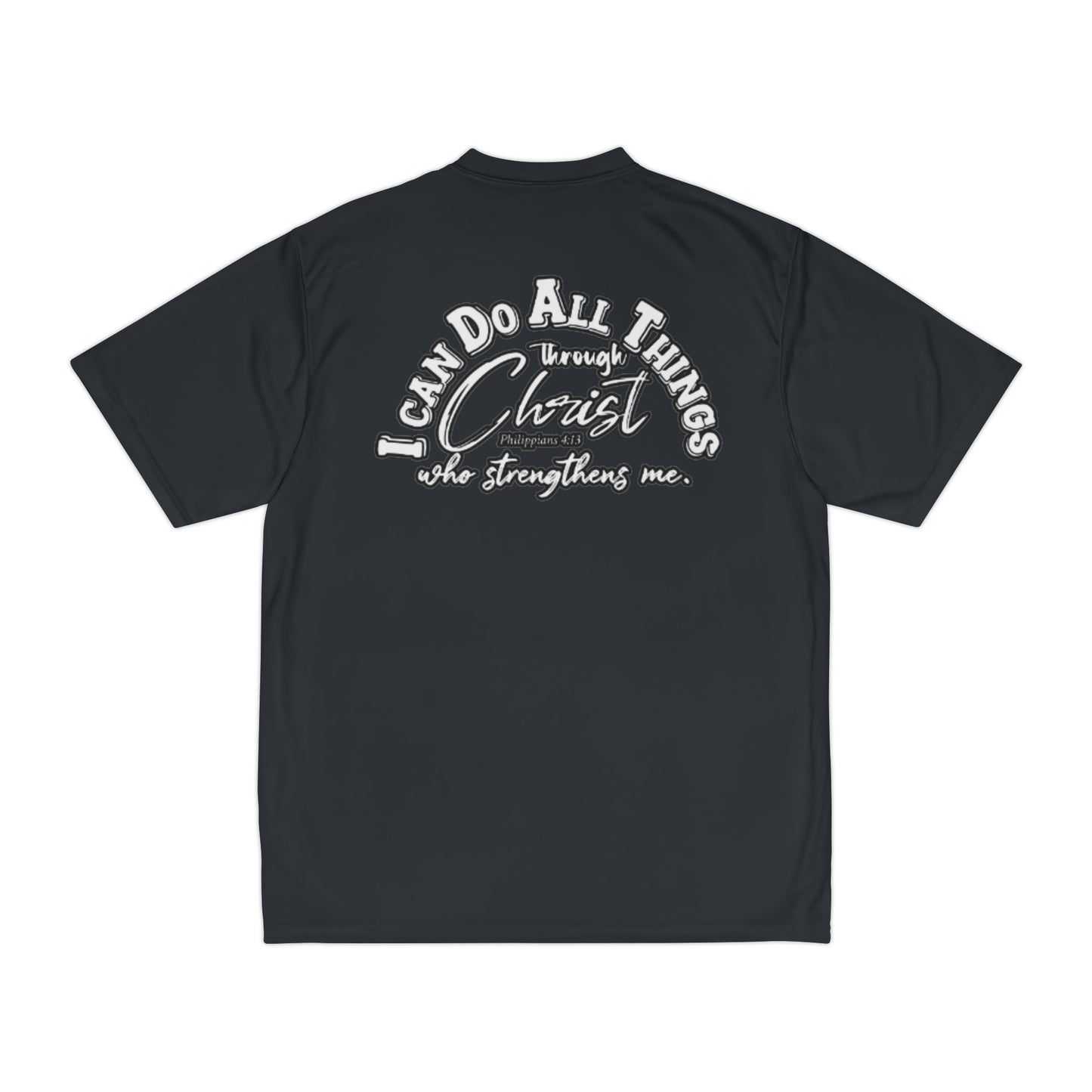 Athletic Performance T-Shirt - Phillipians 4:13 Men's Motivation Tee