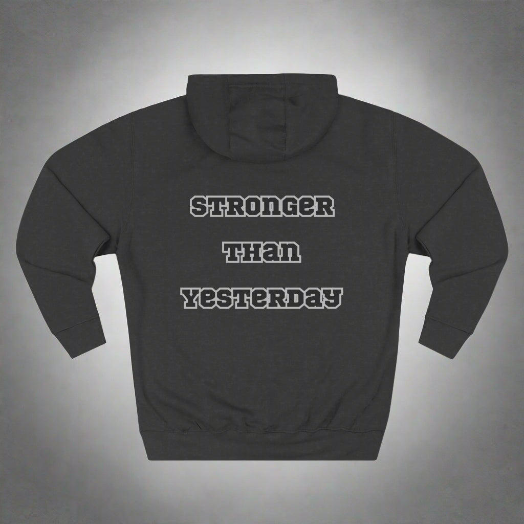 Fitness Link Three-Panel Fleece Hoodie - S.T.Y. Design