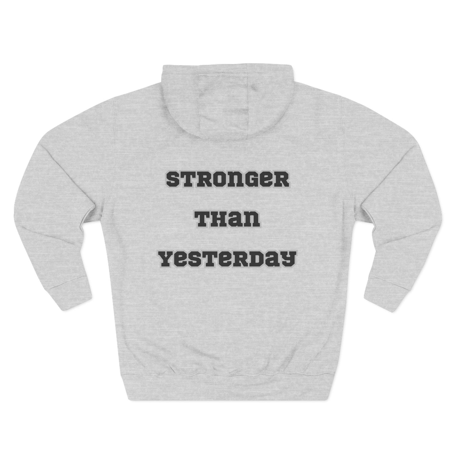 Fitness Link Three-Panel Fleece Hoodie - S.T.Y. Design