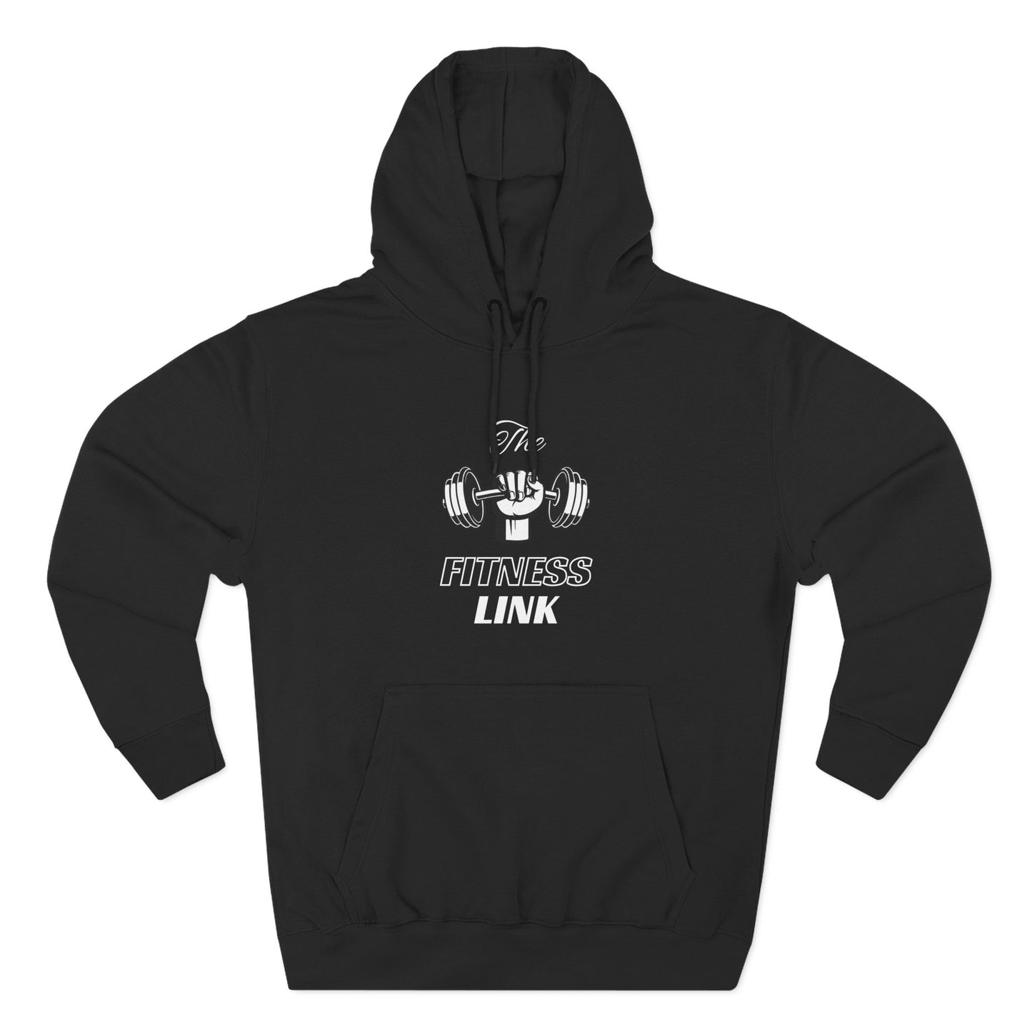 Fitness Link Three-Panel Fleece Hoodie - S.T.Y. Design