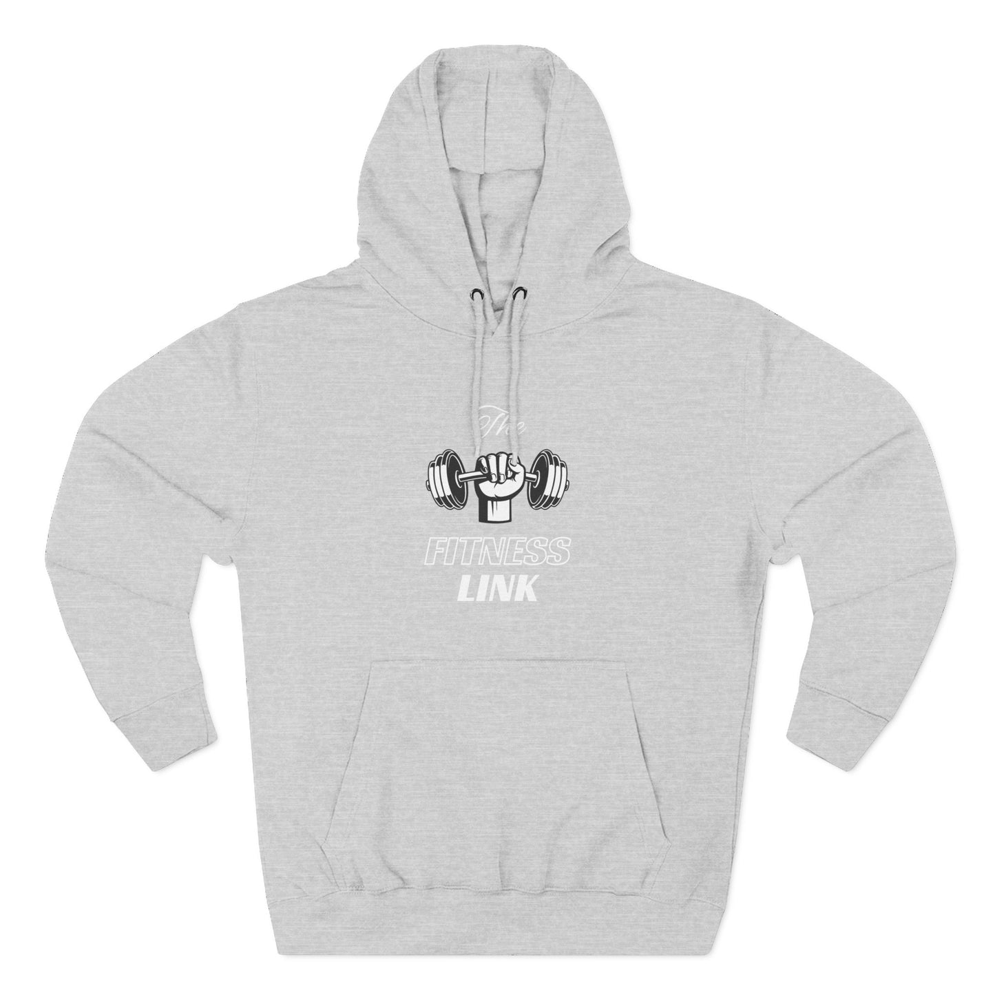 Fitness Link Three-Panel Fleece Hoodie - S.T.Y. Design