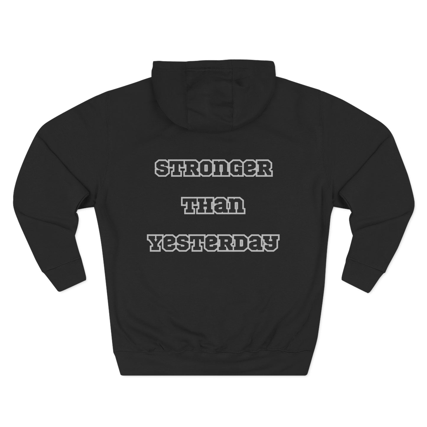 Fitness Link Three-Panel Fleece Hoodie - S.T.Y. Design
