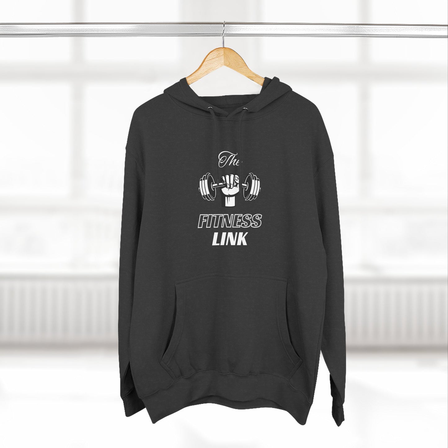 Fitness Link Three-Panel Fleece Hoodie - S.T.Y. Design