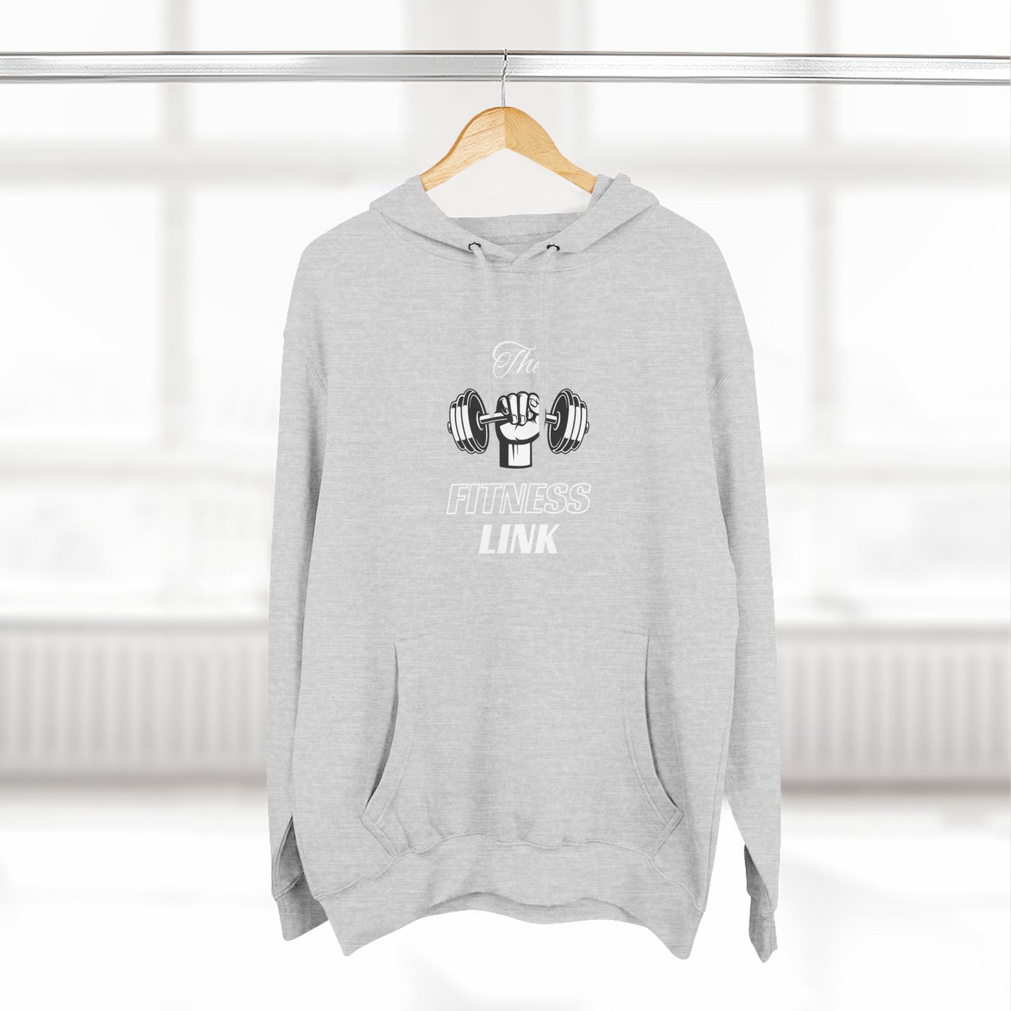 Fitness Link Three-Panel Fleece Hoodie - S.T.Y. Design